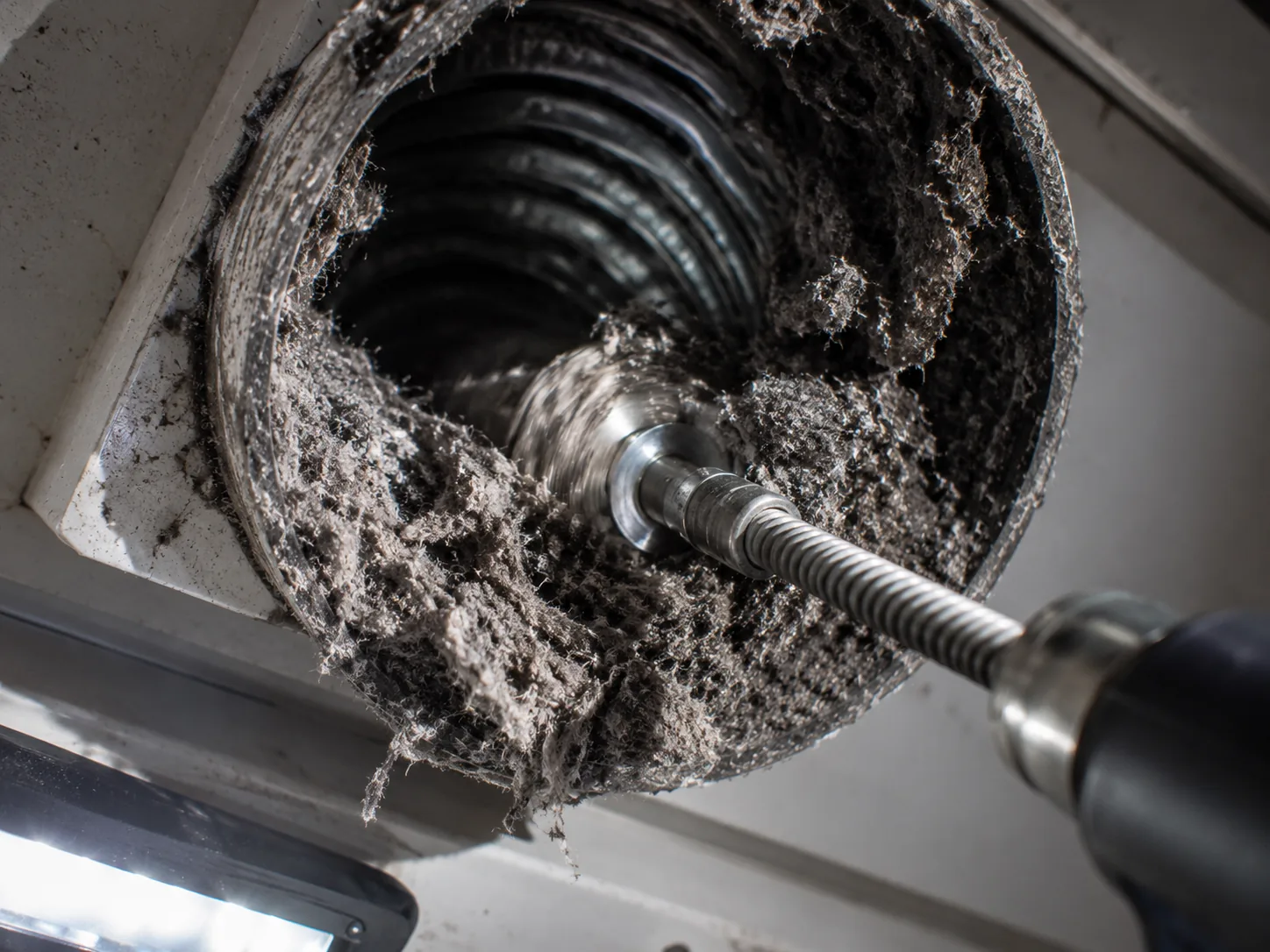 Dryer Vent Lint Removal